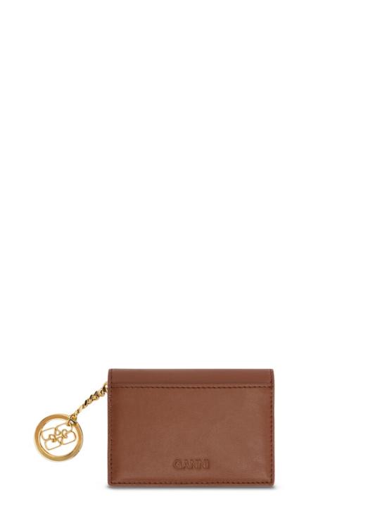 26FW 가니 지갑 B3010392ZXJ Brown - GANNI