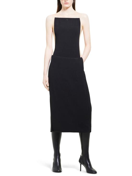 26FW 쿠레쥬 탑 424JBD112PL0159B099 Black - COURREGES