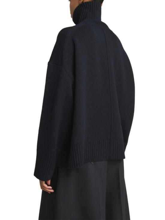 26FW 쉐르 니트웨어 PUL1518WILLIAMNAV0124W Black - SOEUR