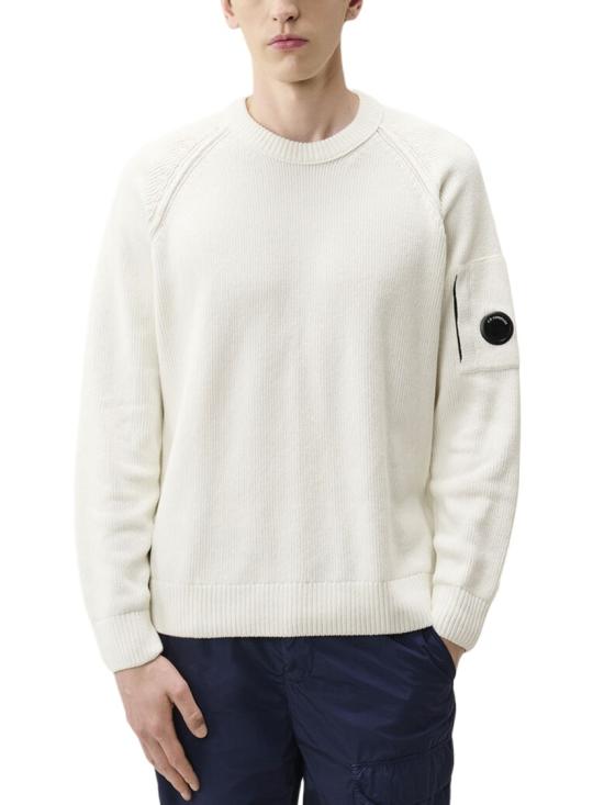 26FW 씨피 컴퍼니 니트웨어 21CMKN196A005558G103 White - C.P. COMPANY