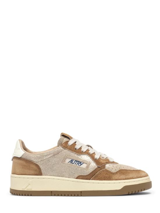 26FW 오트리 메달리스트 로우 레더 스니커즈 AULWYB01 Neutrals