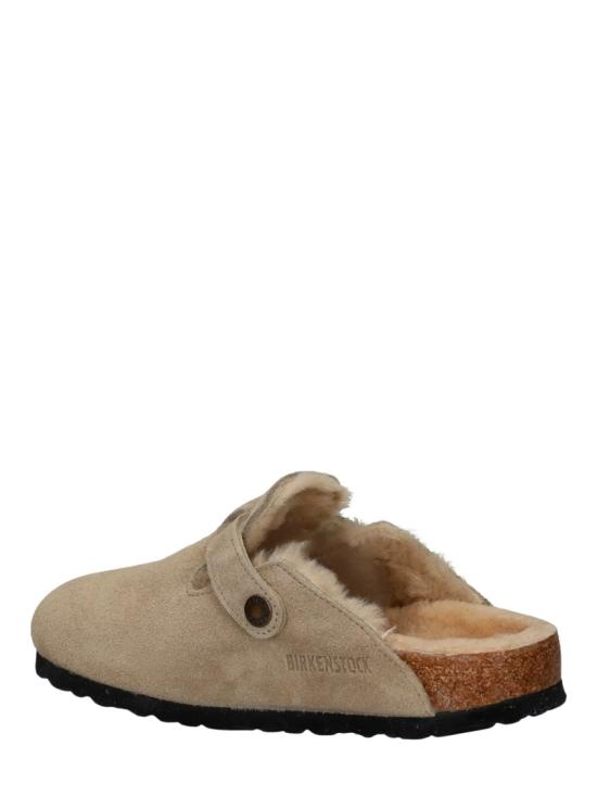 26FW 버켄스탁 보스턴 시어링 스웨이드 레더 뮬 1028299 Neutrals - BIRKENSTOCK
