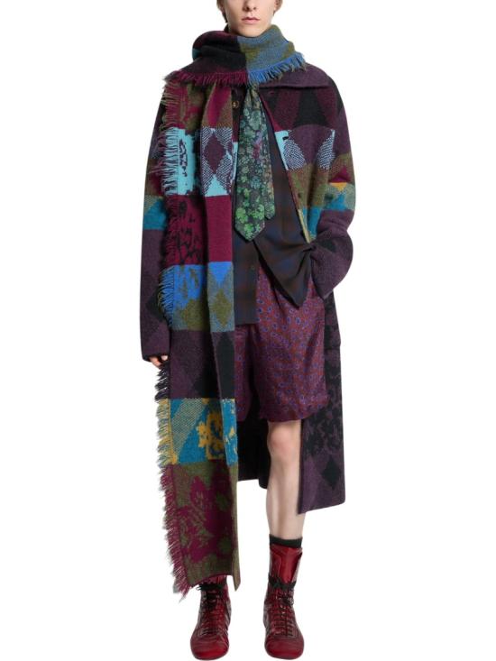 26FW 드리스 반 노튼 머플러/스카프 2620222094740401 Black - DRIES VAN NOTEN