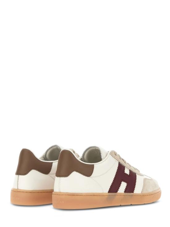 26FW 호간 스니커즈 HXW6470FB60UHC964QCOCONUT WHITE BEIGE BURGUNDY Grey - HOGAN