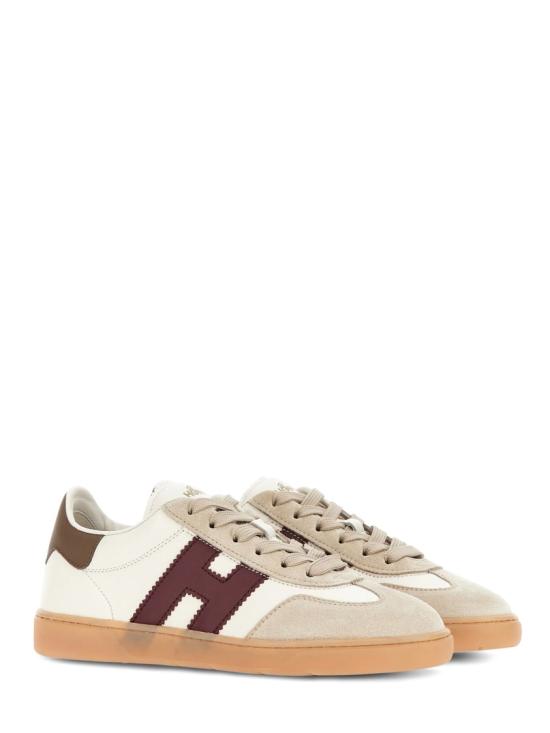 26FW 호간 스니커즈 HXW6470FB60UHC964QCOCONUT WHITE BEIGE BURGUNDY Grey - HOGAN
