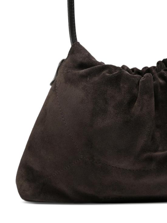 26FW 브루넬로 쿠치넬리 스웨이드 BC 듀오 파우치 백 MBDLD2808C9795 Black - BRUNELLO CUCINELLI