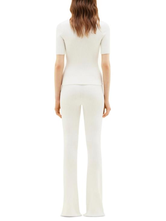 26FW 쿠레쥬 리에디션 니트 탑 숏슬리브 PERMPU026FI00010001 White - COURREGES