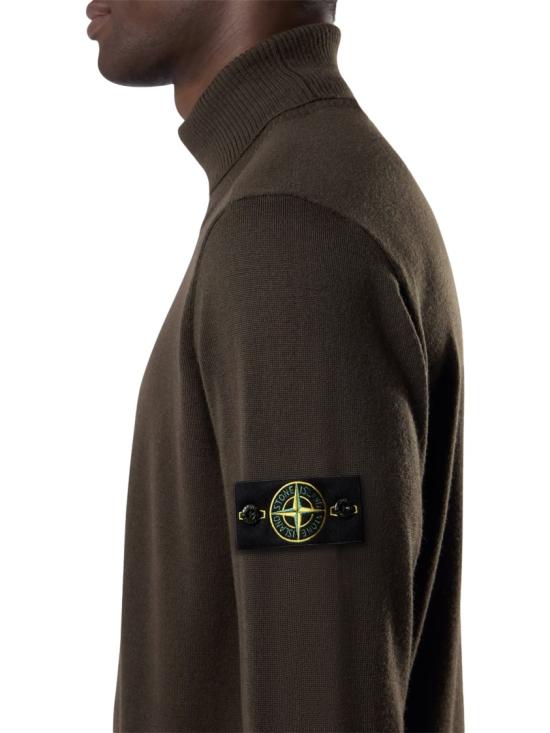 26FW 스톤 아일랜드 니트웨어 S155100025S00C4V0078 Black - STONE ISLAND
