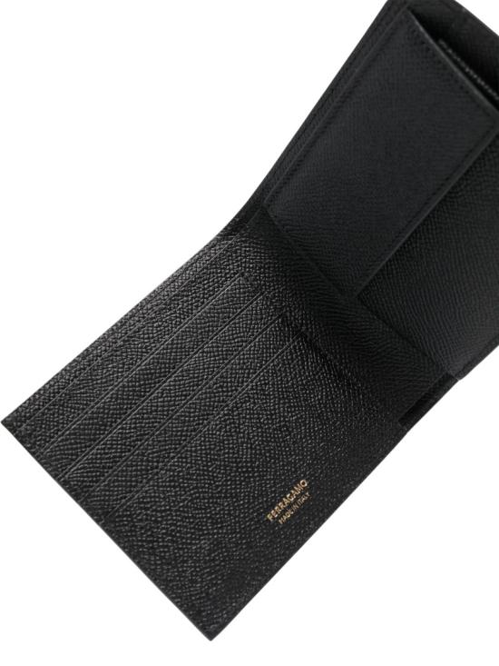 26FW 살바토레 페라가모 간치니 반지갑 775646001 Black - SALVATORE FERRAGAMO