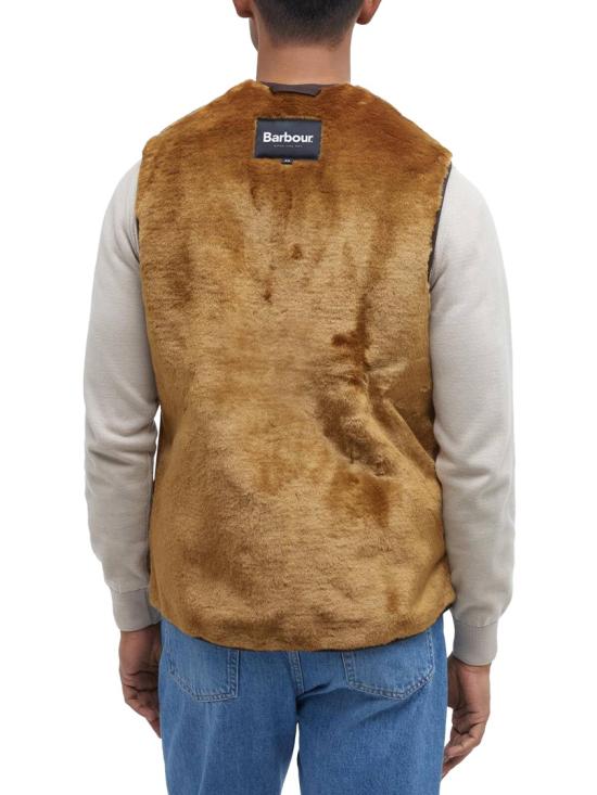 26FW 바버 웜 파일 웨이스트코트 집 인 라이너 MLI0004MLI1BR31 Brown - BARBOUR