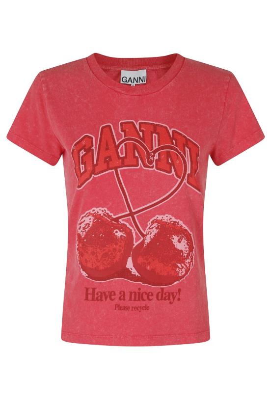 26FW 가니 탑 A1050205 099 Red - GANNI