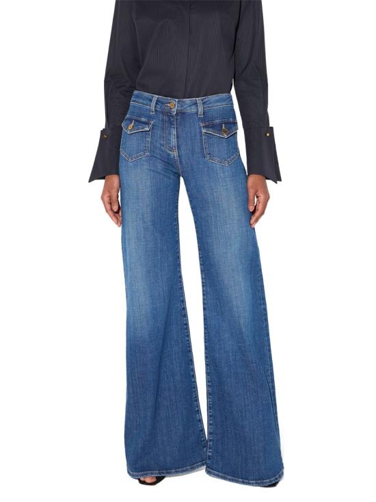 26FW 엘리자베타프랜치 데님 PJ18N66E2139 Blue - ELISABETTA FRANCHI