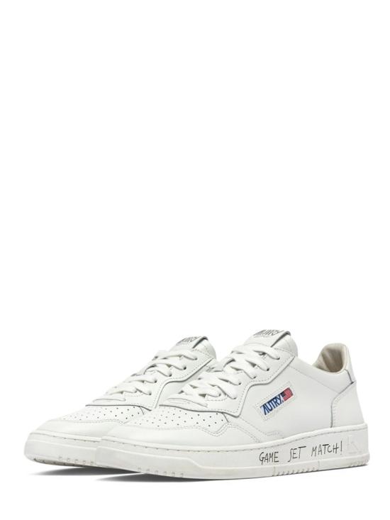 26FW 오트리 메달리스트 로우 레더 스니커즈 AULWML08 White - AUTRY