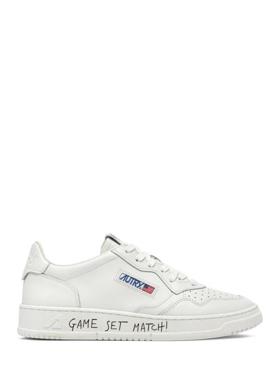 26FW 오트리 메달리스트 로우 레더 스니커즈 AULWML08 White
