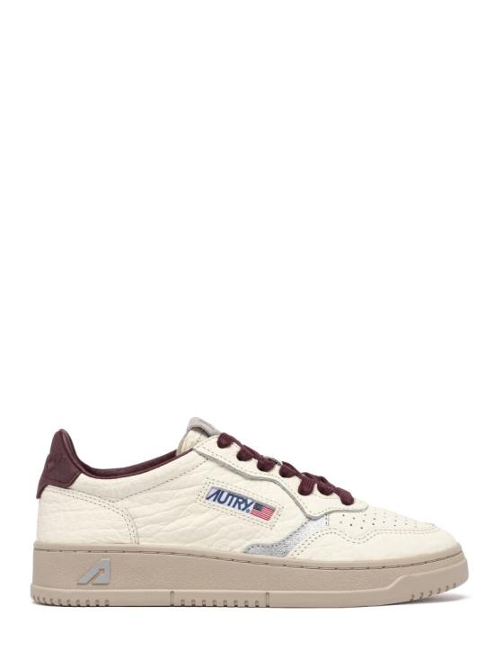 26FW 오트리 메달리스트 로우 레더 스니커즈 AULWNE19 Neutrals