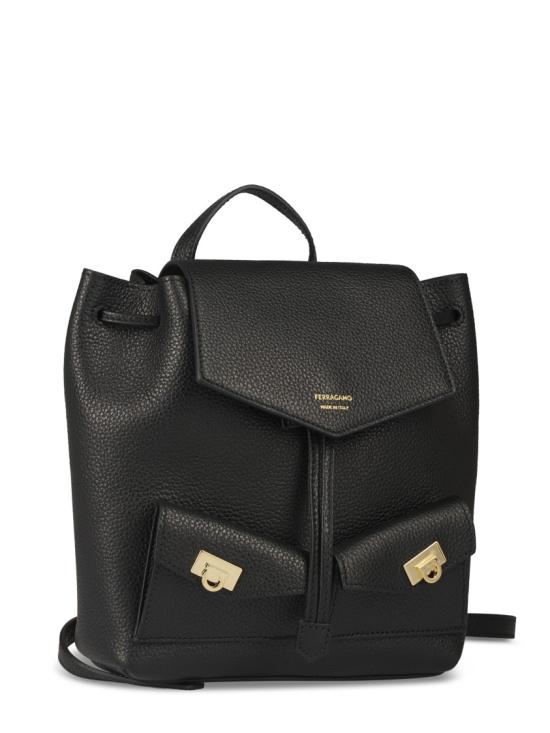 26FW 살바토레 페라가모 백팩 785886001 Black - SALVATORE FERRAGAMO