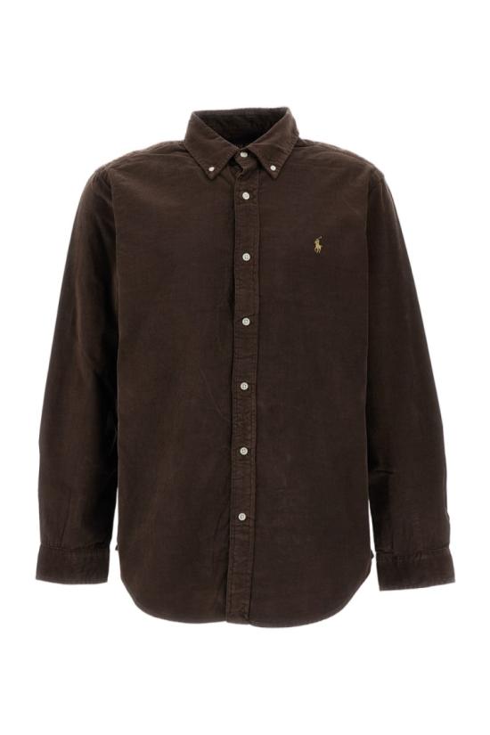 26FW 폴로 랄프로렌 셔츠 710853123503NUTMEGBRWN Brown