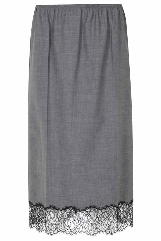 26FW 세미쿠튀르 스커트 Y6WI30 099 Grey - SEMI-COUTURE