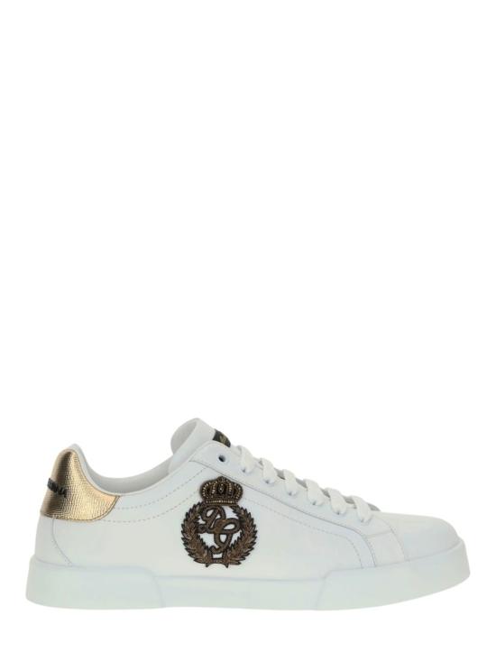 26FW 돌체앤가바나 카프스킨 나파 포르토피노 스니커즈 CS2330AH1368I047 White