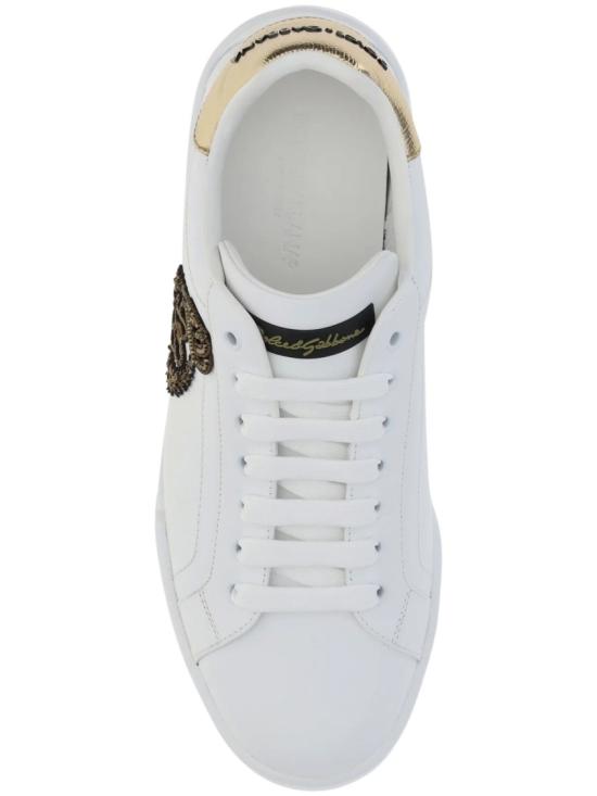 26FW 돌체앤가바나 카프스킨 나파 포르토피노 스니커즈 CS2330AH1368I047 White - DOLCE & GABBANA