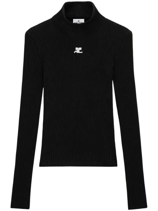 26FW 쿠레쥬 니트웨어 PERMPU022FI00019999 Black