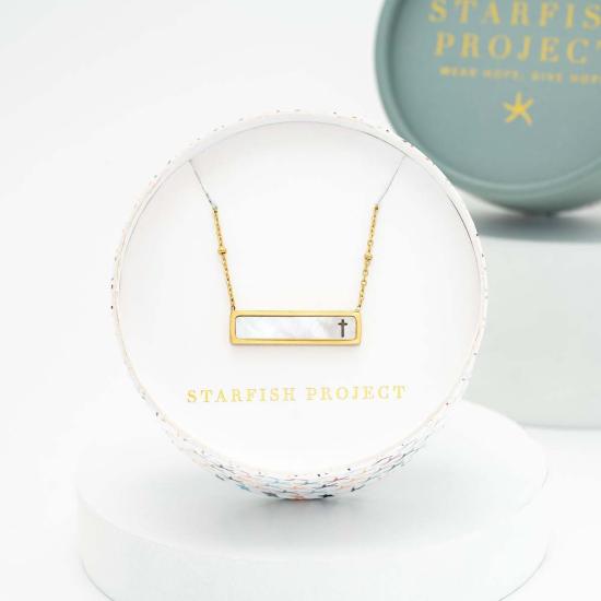  스타피쉬 프로젝트 목걸이/팬던트 페이스 양면 십자가 목걸이 - STARFISH PROJECT