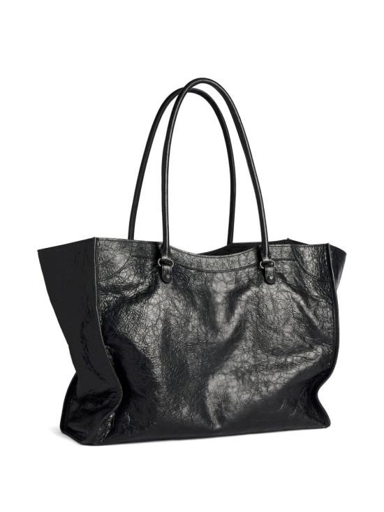 26FW 발렌시아가 가죽 로고 토트백 가방 846921 2ABEK1000 BLACK - BALENCIAGA