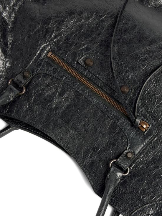 26FW 발렌시아가 가죽 로고 토트백 가방 846921 2ABEK1000 BLACK - BALENCIAGA