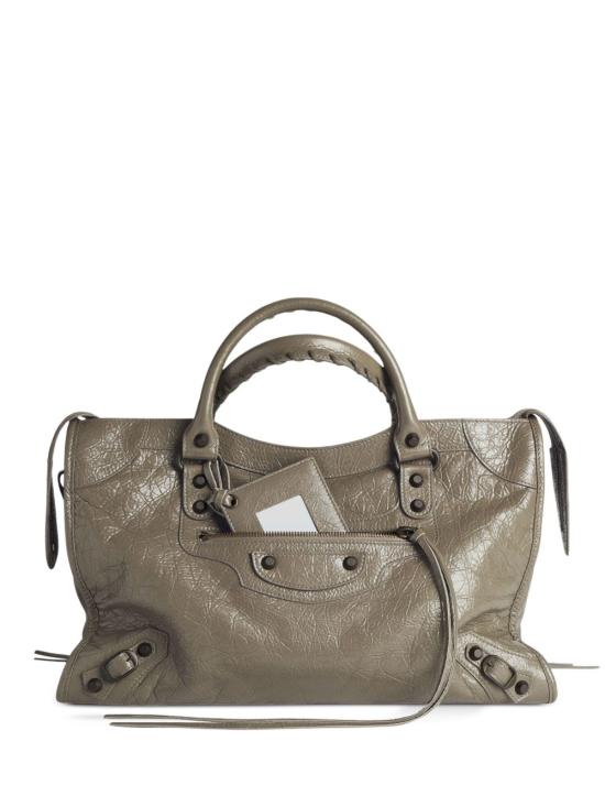 26FW 발렌시아가 르 시티 백 865760 2ACFH3258 ARMY GREEN