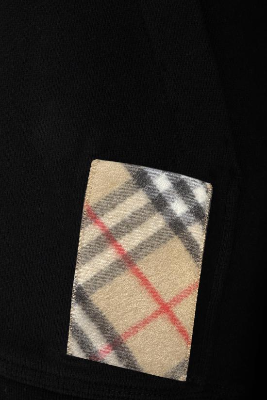 26FW 버버리 후드 티셔츠 8132976 A1189 BLACK - BURBERRY