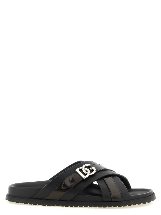  돌체앤가바나 샌들 LDA80624A07658S203 BLACK