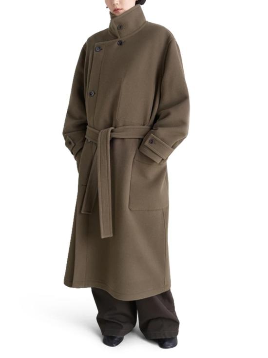 26FW 르메르 더블 울 랩 코트 CO1037LF1116GR610 Brown - LEMAIRE