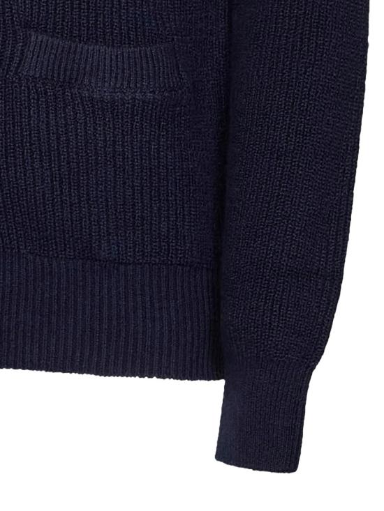 26FW 브루넬로 쿠치넬리 니트웨어 MNI709706C2425 Blue - BRUNELLO CUCINELLI