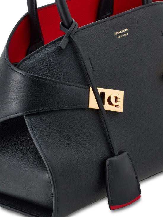 26FW 살바토레 페라가모 토트백 767814008 Black - SALVATORE FERRAGAMO