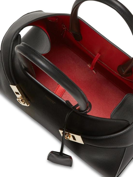26FW 살바토레 페라가모 토트백 767814008 Black - SALVATORE FERRAGAMO