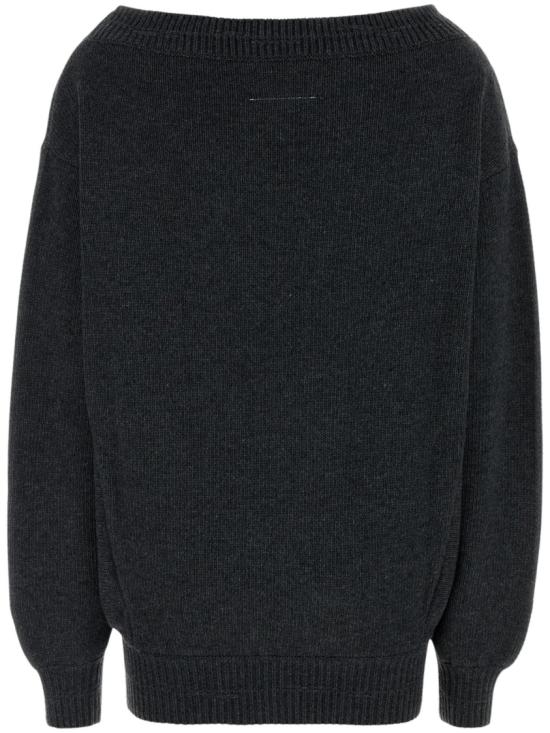 26FW MM6 메종마르지엘라 니트웨어 S52DA0100M13287855M Black - MM6 MAISON MARGIELA