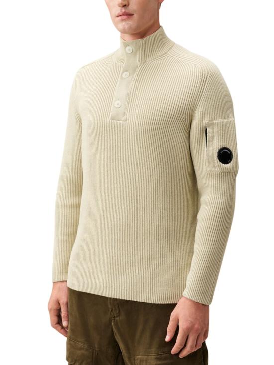 26FW 씨피 컴퍼니 니트웨어 21CMKN101A006608A120 Neutrals - C.P. COMPANY