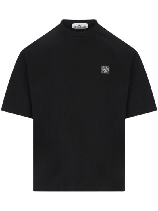 26FW 스톤 아일랜드 반팔 티셔츠 S152100030S0500V0029 Black