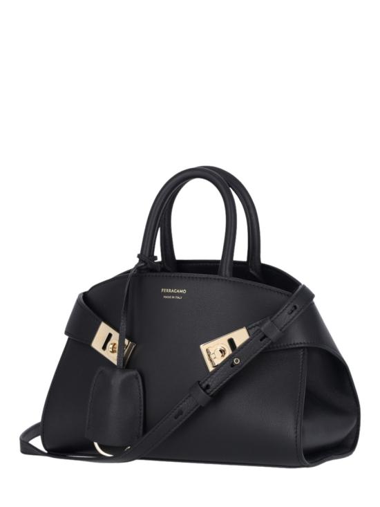 26FW 살바토레 페라가모 토트백 768853009 Black - SALVATORE FERRAGAMO