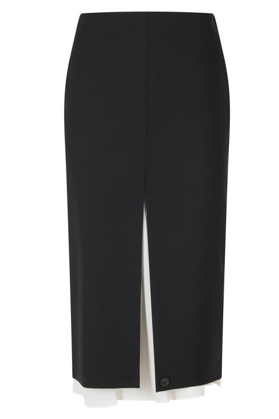 26FW 세미쿠튀르 스커트 Y6WI45 099 Black - SEMI-COUTURE