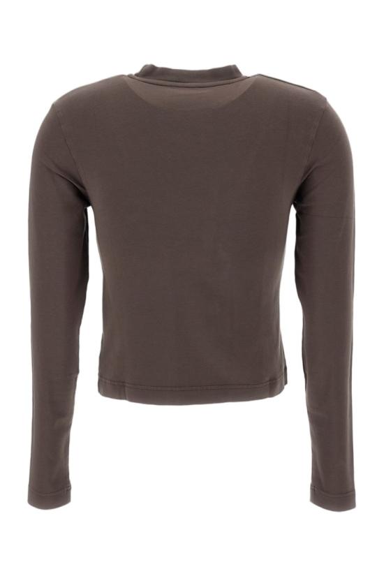 26FW 자크뮈스 그로그랭 로고 롱슬리브 티셔츠 TSW00155AJ00124850 Brown - JACQUEMUS