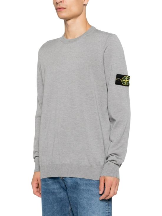 26FW 스톤 아일랜드 니트웨어 S155100071S00C4V0M49 Grey - STONE ISLAND