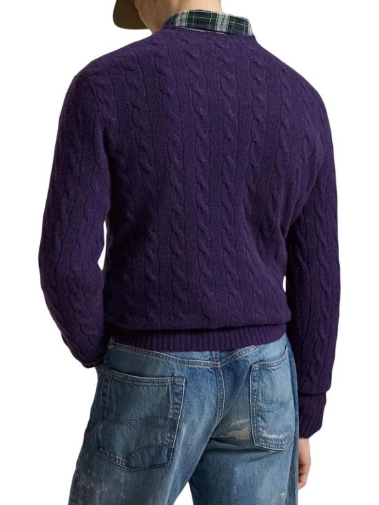 26FW 폴로 랄프로렌 케이블 니트 스웨터 710876762505 Black - POLO RALPH LAUREN