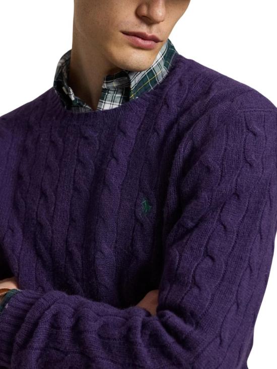 26FW 폴로 랄프로렌 케이블 니트 스웨터 710876762505 Black - POLO RALPH LAUREN