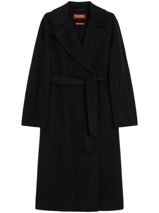 26FW 막스마라 버진 울 벨티드 롱 코트 2626016021600MSTCLES007 Black