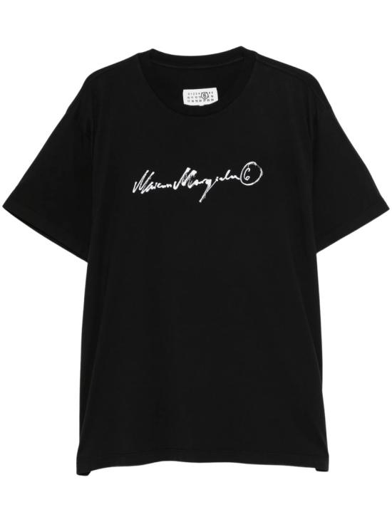26FW MM6 메종마르지엘라 반팔 티셔츠 SH0GC0077M20258900 Black
