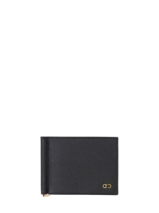 26FW 살바토레 페라가모 간치니 머니클립 반지갑 776473001 Black