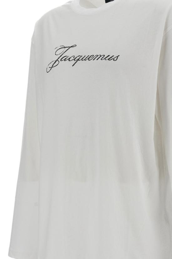 26FW 자크뮈스 긴팔 티셔츠 TSU00351AJ00289100 White - JACQUEMUS