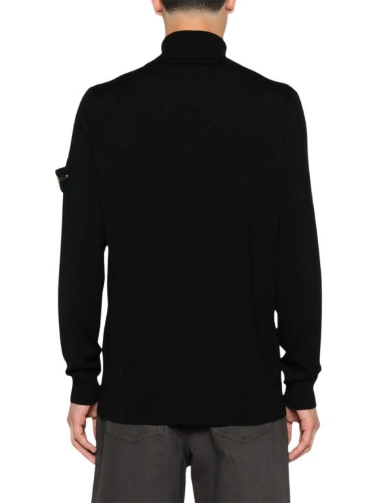 26FW 스톤 아일랜드 니트웨어 S155100025S00C4V0029 Black - STONE ISLAND