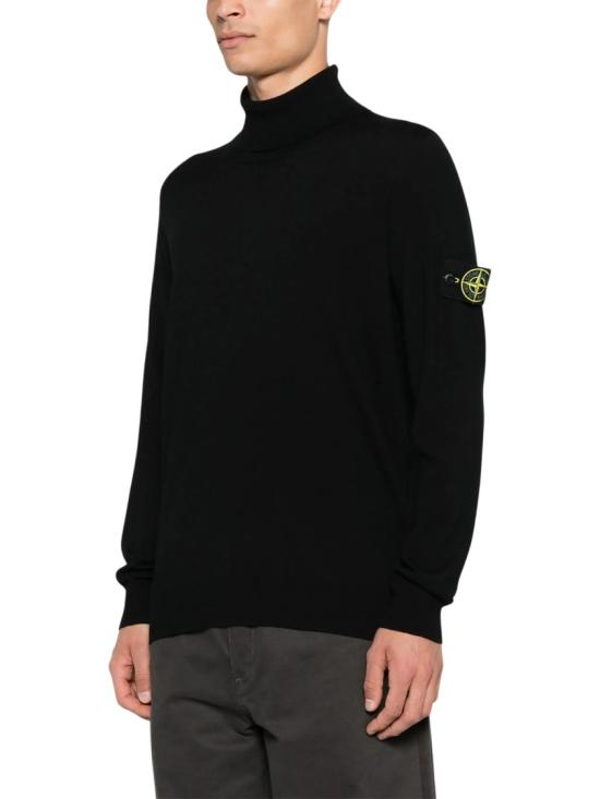 26FW 스톤 아일랜드 니트웨어 S155100025S00C4V0029 Black - STONE ISLAND
